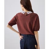襟レースハーフスリーブニットプルオーバー | ROPE' PICNIC | 詳細画像25
