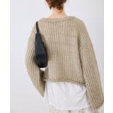 【emur/エミュール】フェザーラメメッシュ編みニット | ROPE' PICNIC | 詳細画像17 
