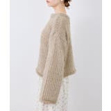 【emur/エミュール】フェザーラメメッシュ編みニット | ROPE' PICNIC | 詳細画像24 