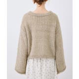 【emur/エミュール】フェザーラメメッシュ編みニット | ROPE' PICNIC | 詳細画像25 