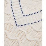 配色ステッチ透かし編みニットベスト | ROPE' PICNIC | 詳細画像33 
