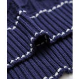 配色ステッチ透かし編みニットベスト | ROPE' PICNIC | 詳細画像36 