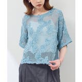 メッシュコード刺繍プルオーバー | ROPE' PICNIC | 詳細画像20 