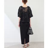 メッシュコード刺繍プルオーバー | ROPE' PICNIC | 詳細画像5 