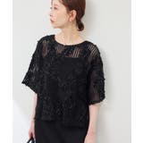 メッシュコード刺繍プルオーバー | ROPE' PICNIC | 詳細画像7 