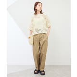 メッシュコード刺繍プルオーバー | ROPE' PICNIC | 詳細画像9 