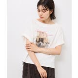 オフショルプリントハーフスリーブTシャツ | ROPE' PICNIC | 詳細画像17 