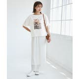 オフショルプリントハーフスリーブTシャツ | ROPE' PICNIC | 詳細画像2 