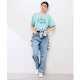 オフショルプリントハーフスリーブTシャツ | ROPE' PICNIC | 詳細画像20 