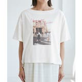 オフショルプリントハーフスリーブTシャツ | ROPE' PICNIC | 詳細画像30 