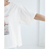 オフショルプリントハーフスリーブTシャツ | ROPE' PICNIC | 詳細画像35 