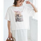 オフショルプリントハーフスリーブTシャツ | ROPE' PICNIC | 詳細画像4 