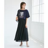 オフショルプリントハーフスリーブTシャツ | ROPE' PICNIC | 詳細画像6 