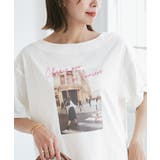 ホワイト系(11) | オフショルプリントハーフスリーブTシャツ | ROPE' PICNIC