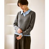 【新色追加】フェイクレイヤードニットプルオーバー | ROPE' PICNIC | 詳細画像10 