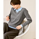 【新色追加】フェイクレイヤードニットプルオーバー | ROPE' PICNIC | 詳細画像16 