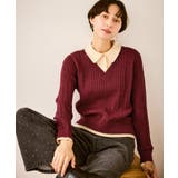 【新色追加】フェイクレイヤードニットプルオーバー | ROPE' PICNIC | 詳細画像26 