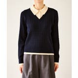 【新色追加】フェイクレイヤードニットプルオーバー | ROPE' PICNIC | 詳細画像29 