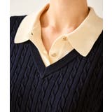 【新色追加】フェイクレイヤードニットプルオーバー | ROPE' PICNIC | 詳細画像35 