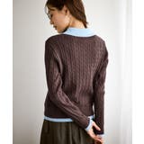 【新色追加】フェイクレイヤードニットプルオーバー | ROPE' PICNIC | 詳細画像7 