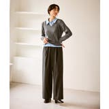 【新色追加】フェイクレイヤードニットプルオーバー | ROPE' PICNIC | 詳細画像9 