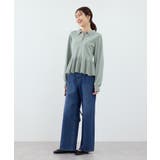 ペプラムポロカラーニット | ROPE' PICNIC | 詳細画像12 