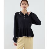 ペプラムポロカラーニット | ROPE' PICNIC | 詳細画像17 