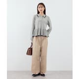 ペプラムポロカラーニット | ROPE' PICNIC | 詳細画像2 