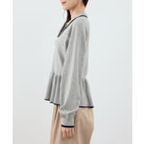 ペプラムポロカラーニット | ROPE' PICNIC | 詳細画像20 