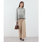 ペプラムポロカラーニット | ROPE' PICNIC | 詳細画像3 