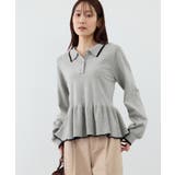 ペプラムポロカラーニット | ROPE' PICNIC | 詳細画像5 