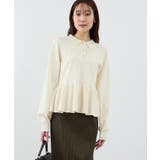 ペプラムポロカラーニット | ROPE' PICNIC | 詳細画像9 