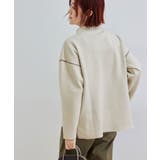 【春まで着られる】Wフェイスボトルネックプルオーバー | ROPE' PICNIC | 詳細画像1