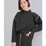 チャコール(06) | 【春まで着られる】Wフェイスボトルネックプルオーバー | ROPE' PICNIC