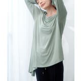 【セットアップ対応】ソフトリッチ天竺アシメヘムフレアトップス | ROPE' PICNIC | 詳細画像10 