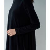 【セットアップ対応】ソフトリッチ天竺アシメヘムフレアトップス | ROPE' PICNIC | 詳細画像4 