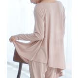 ピンク系(65) | 【セットアップ対応】ソフトリッチ天竺アシメヘムフレアトップス | ROPE' PICNIC