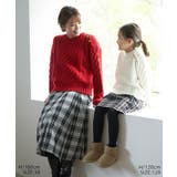 【WEB限定カラー:レッド】バンドンニットゴールド釦ケーブルプルオーバー | ROPE' PICNIC | 詳細画像23 