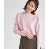 ピンク(63) | 【WEB限定カラー:グレー】マシュマロニット袖パールドルマンニット | ROPE' PICNIC