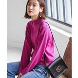 ピンク系(65) | マシュマロニットモックネックプルオーバー | ROPE' PICNIC