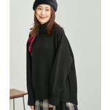 【WEB限定カラーあり】バックスリットニットプルオーバー | ROPE' PICNIC | 詳細画像4 