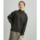 チャコール(06) | 【WEB限定カラーあり】バックスリットニットプルオーバー | ROPE' PICNIC