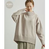 グレー系(09) | 【WEB限定カラーあり】バックスリットニットプルオーバー | ROPE' PICNIC