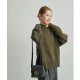 カーキ(36) | 【WEB限定カラーあり】バックスリットニットプルオーバー | ROPE' PICNIC