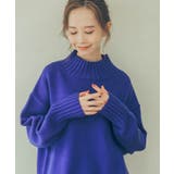 ブルー(44) | 【WEB限定カラーあり】バックスリットニットプルオーバー | ROPE' PICNIC