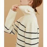 リサイクルポリエステル畔タートルニット | ROPE' PICNIC | 詳細画像22 