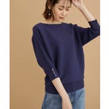 パープル系(51) | 7分袖パールドルマンニット | ROPE' PICNIC