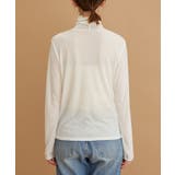 【WEB限定カラー:チャコール,オレンジ】シアーカットタートル | ROPE' PICNIC | 詳細画像19 