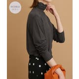 チャコール(06) | 【WEB限定カラー:チャコール,オレンジ】シアーカットタートル | ROPE' PICNIC