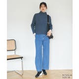 スタイルアップが叶うクロップドリブ切り替えニット パチパチしにくい 洗濯機OK | ROPE' PICNIC | 詳細画像22